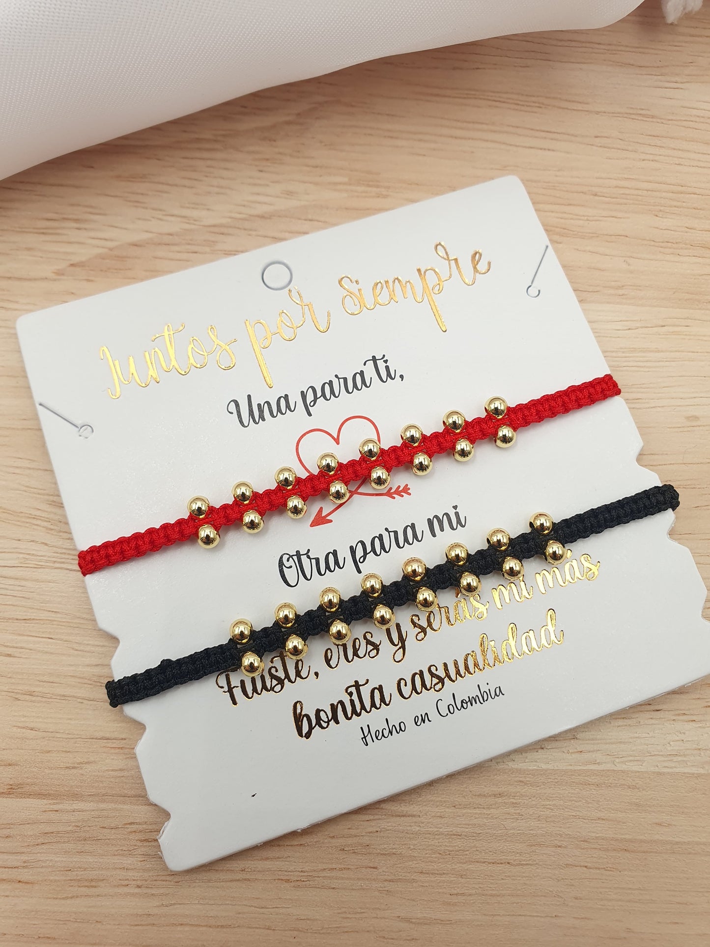 Pulsera Protección Pareja Par