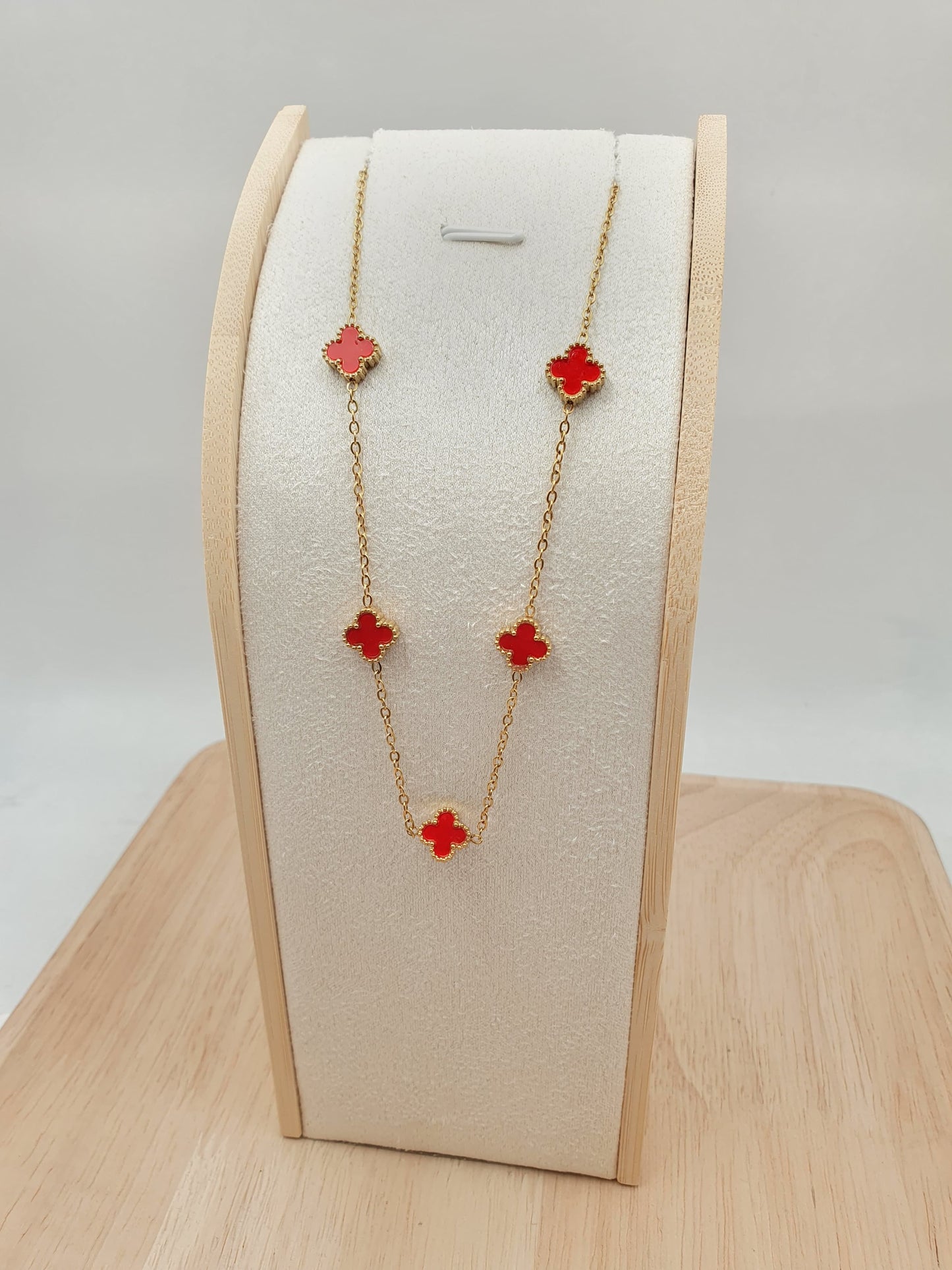 Collar Trébol Rodio