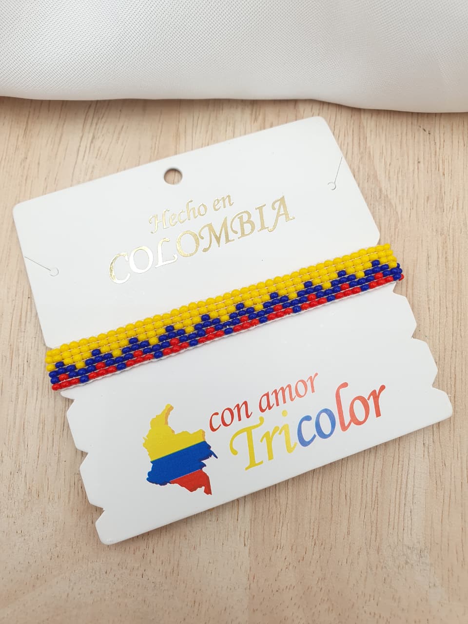 Pulsera Colombia Telar.