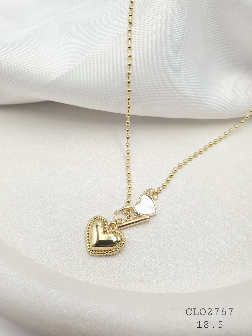 Cadena Corazon Rodio