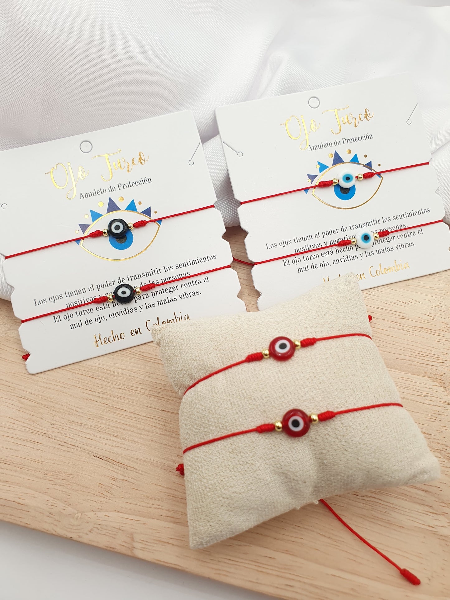 Pulsera pareja ojo turco