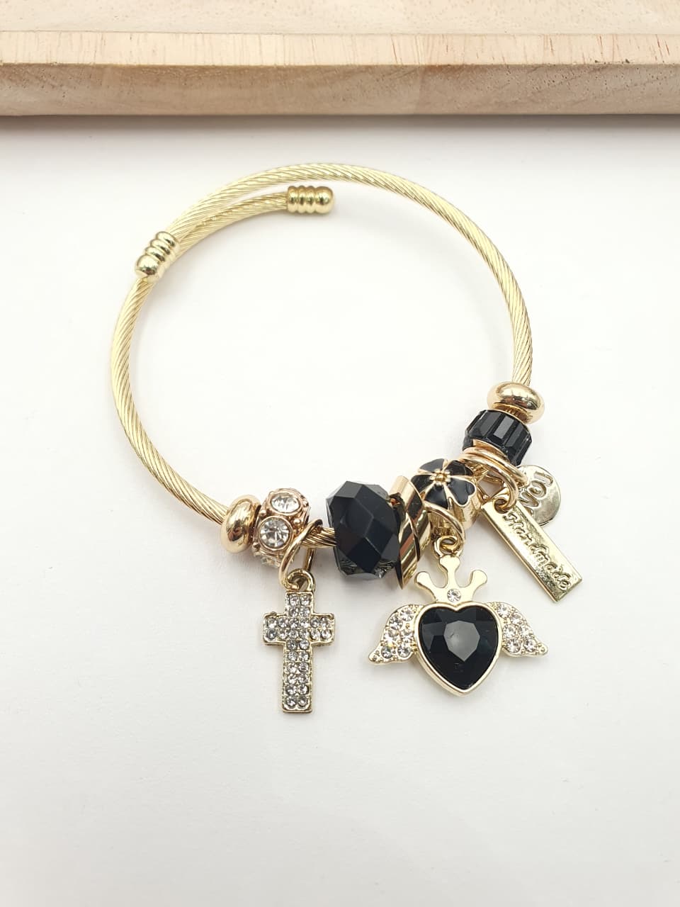 Pulsera Aro En Rodio PAND-11