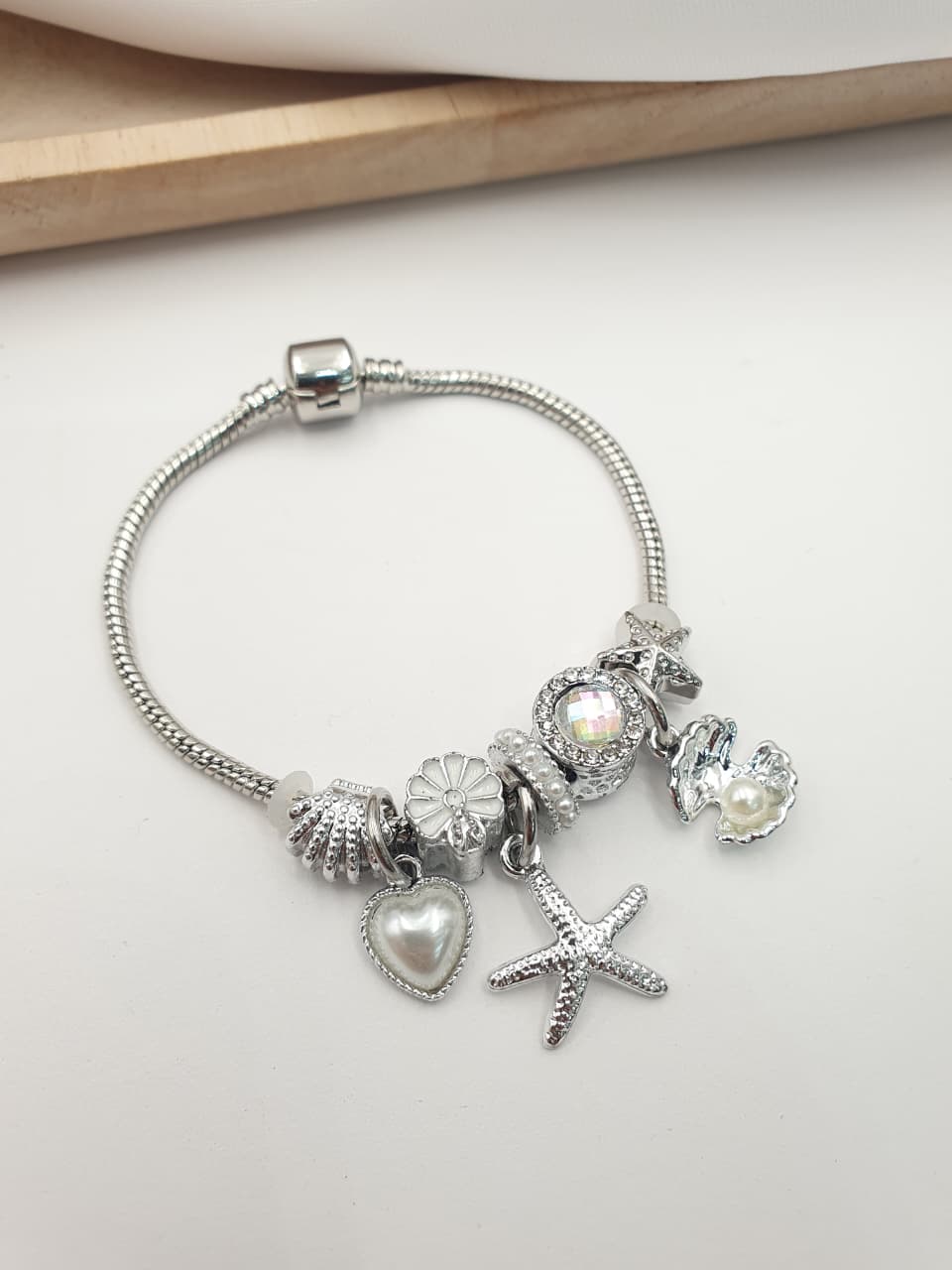 Pulsera Aro En Rodio PAND-16