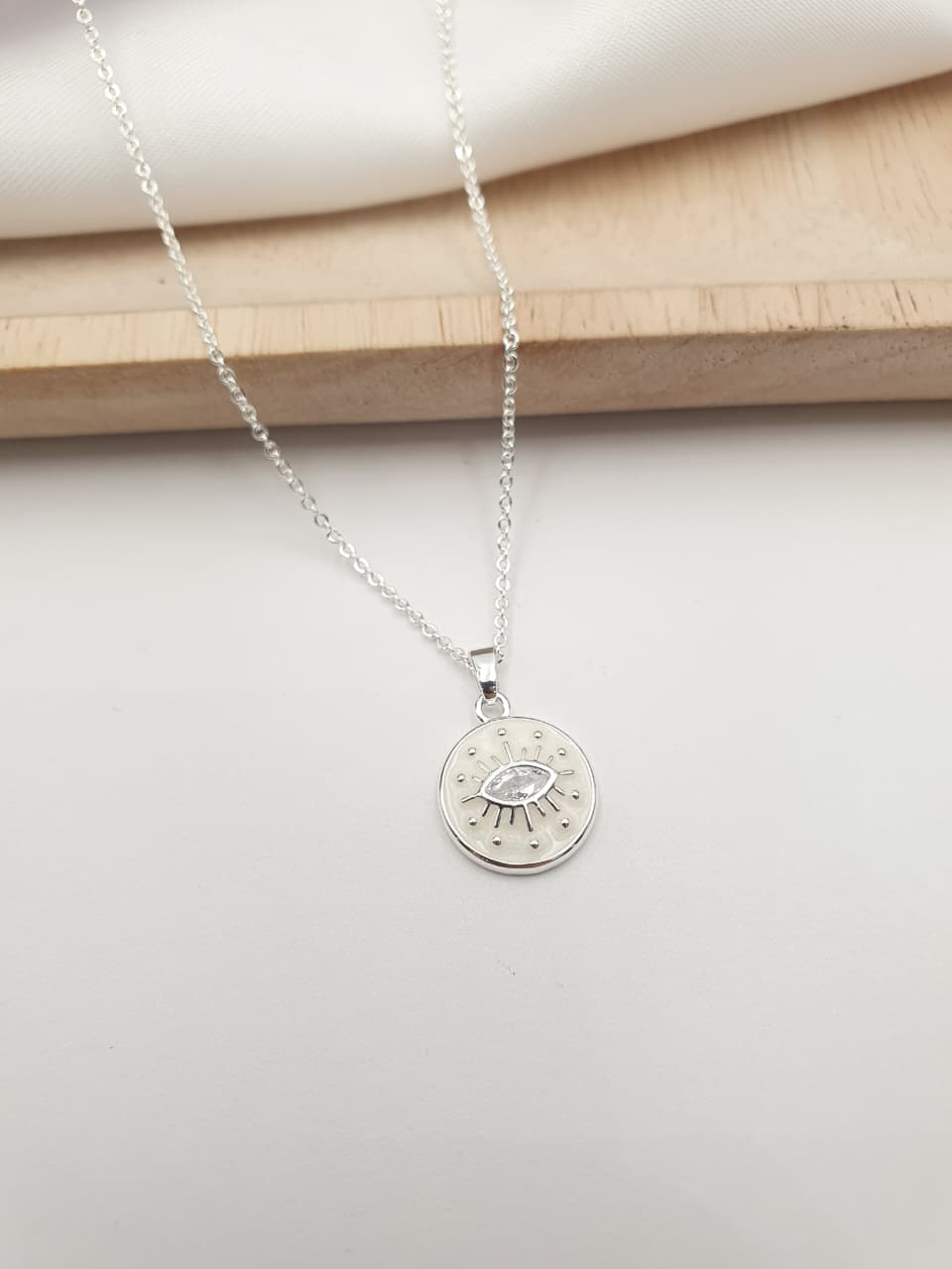 Cadena Cobre Baño En Plata CPL37