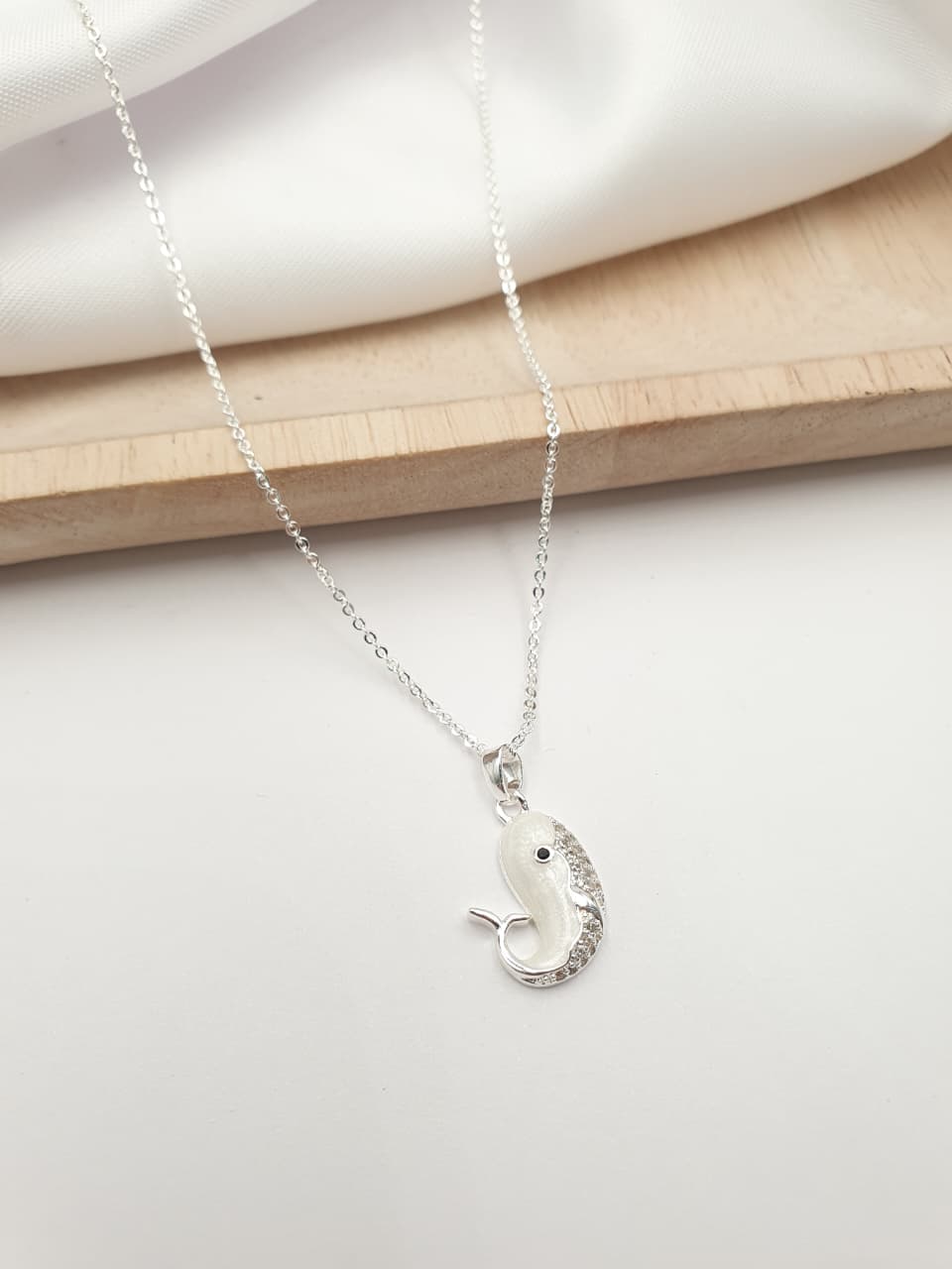 Cadena Cobre Baño En Plata CPL33