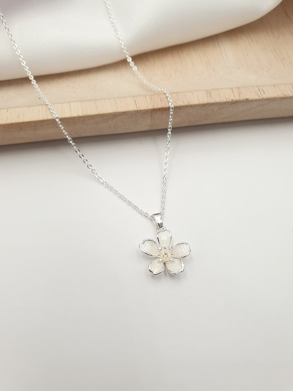 Cadena Cobre Baño En Plata CPL34