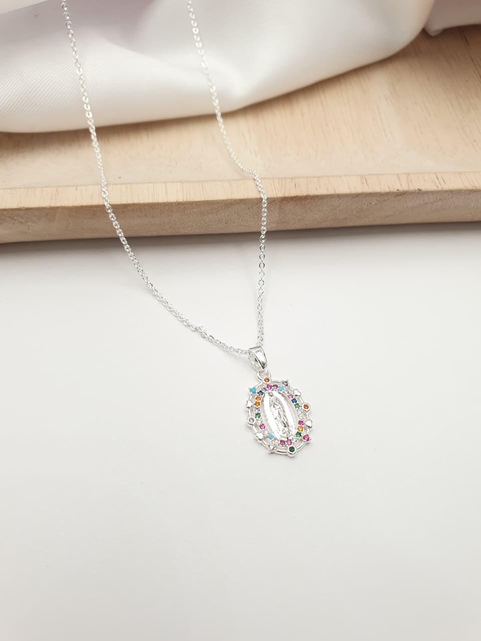 Cadena Cobre Baño En Plata CPL14