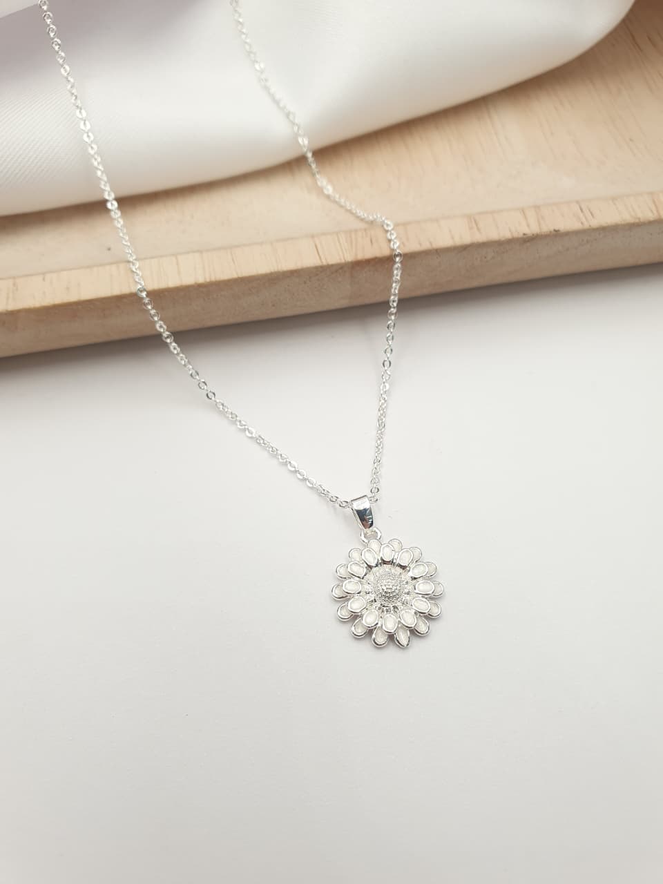 Cadena Cobre Baño En Plata CPL7