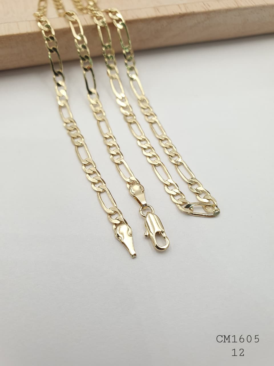 Cadena Hombre Cobre con Baño En Oro CM1605