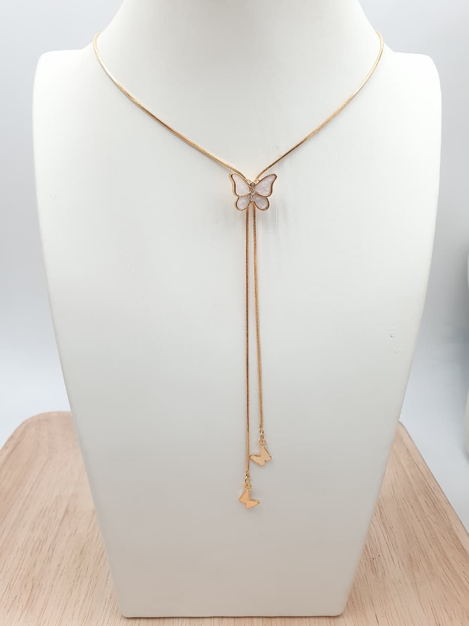 Cadena Corbatin Rodio CCH-11