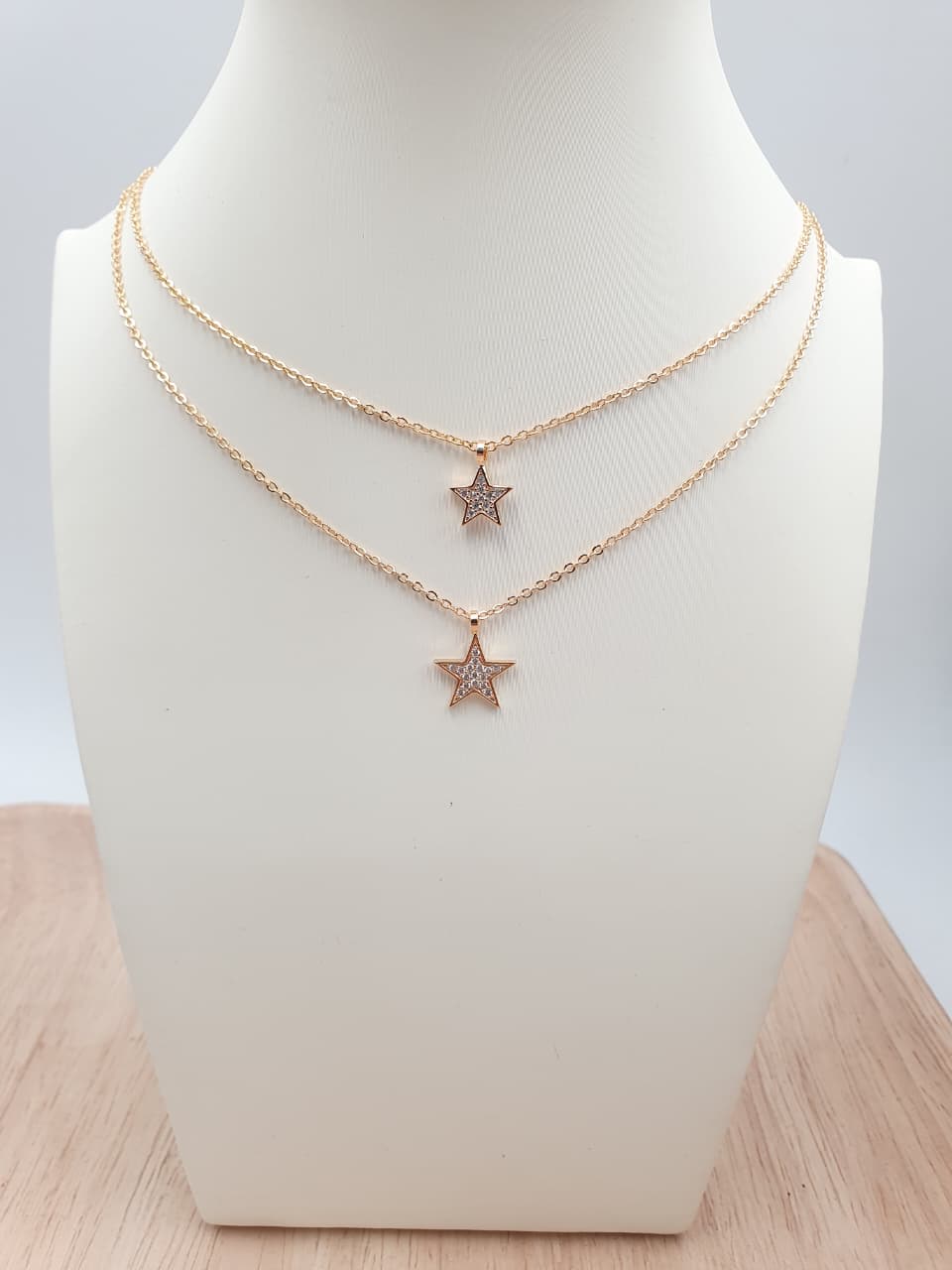 Cadenas Dobles En Rodio DCH-26