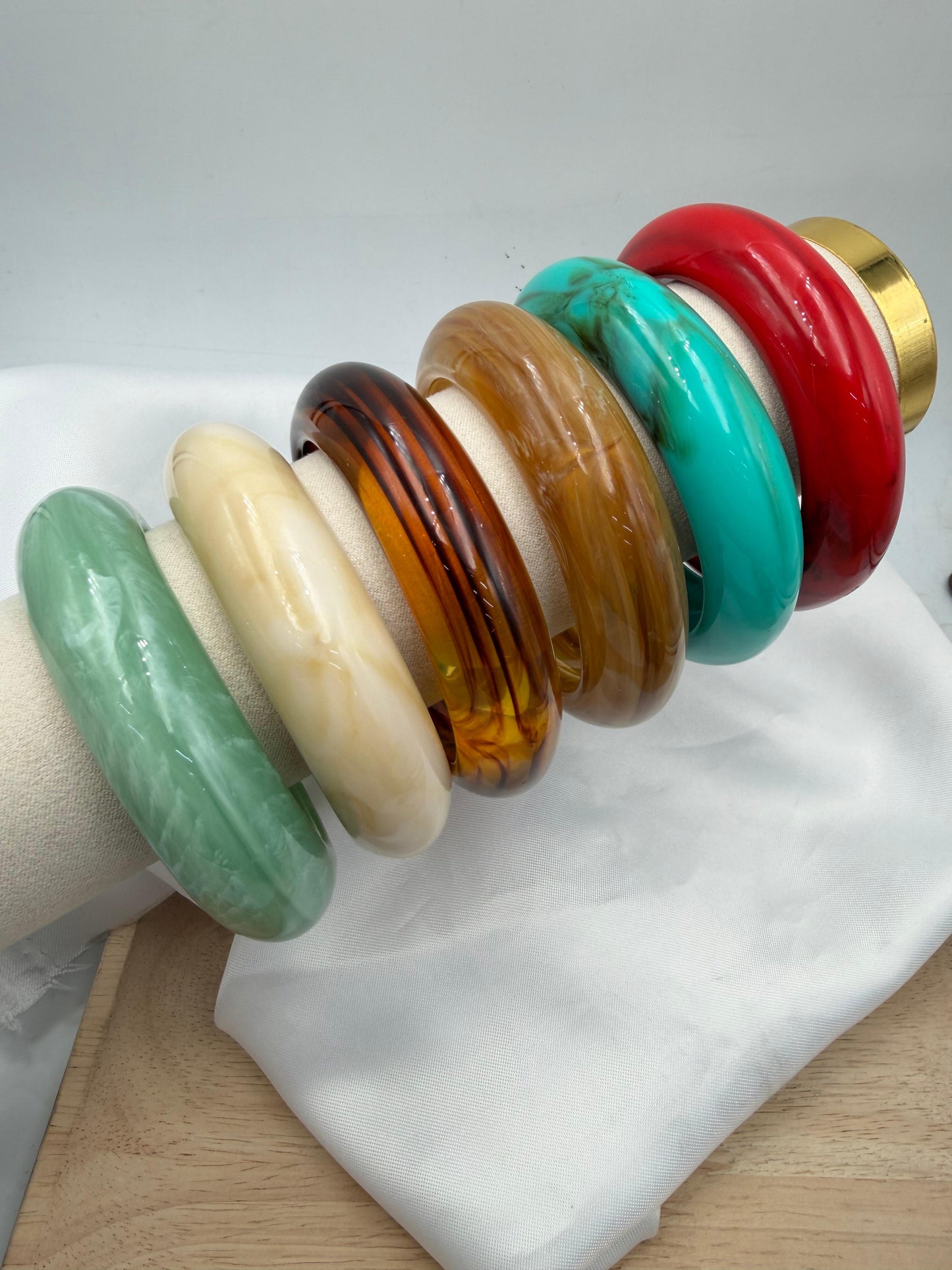 Brazalete Resina Redonda