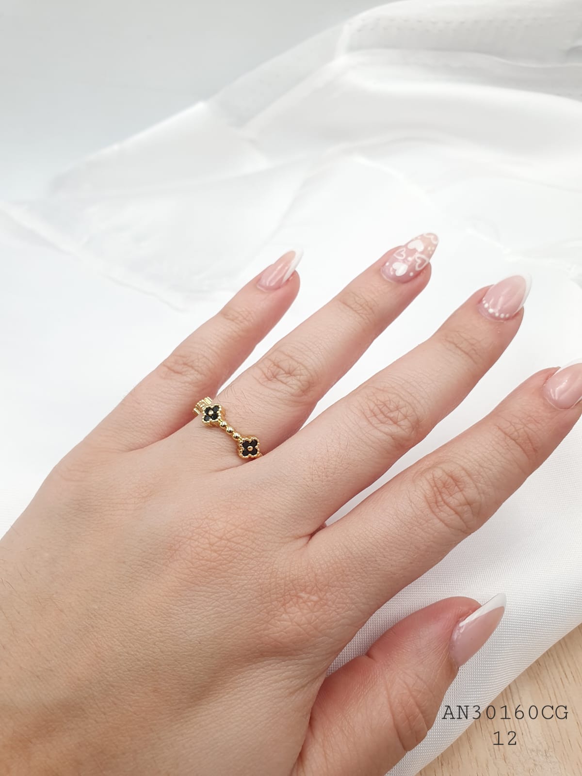 Anillo Rodio AN30160CG