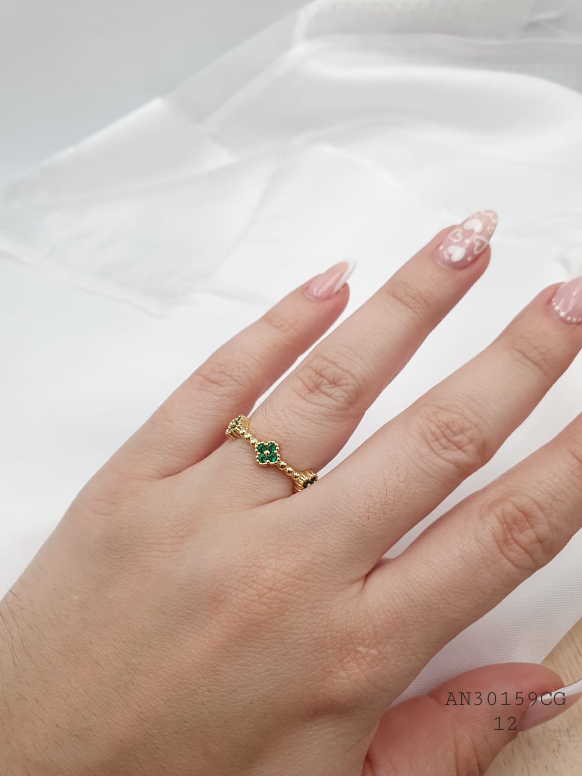 Anillo Rodio AN30159CG