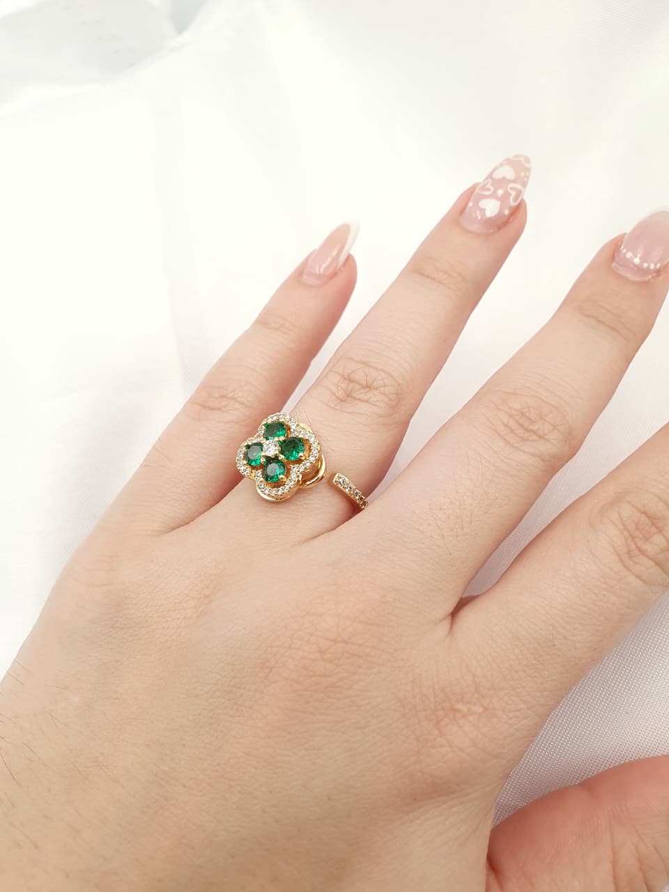 Anillo antiestres en Rodio GN23