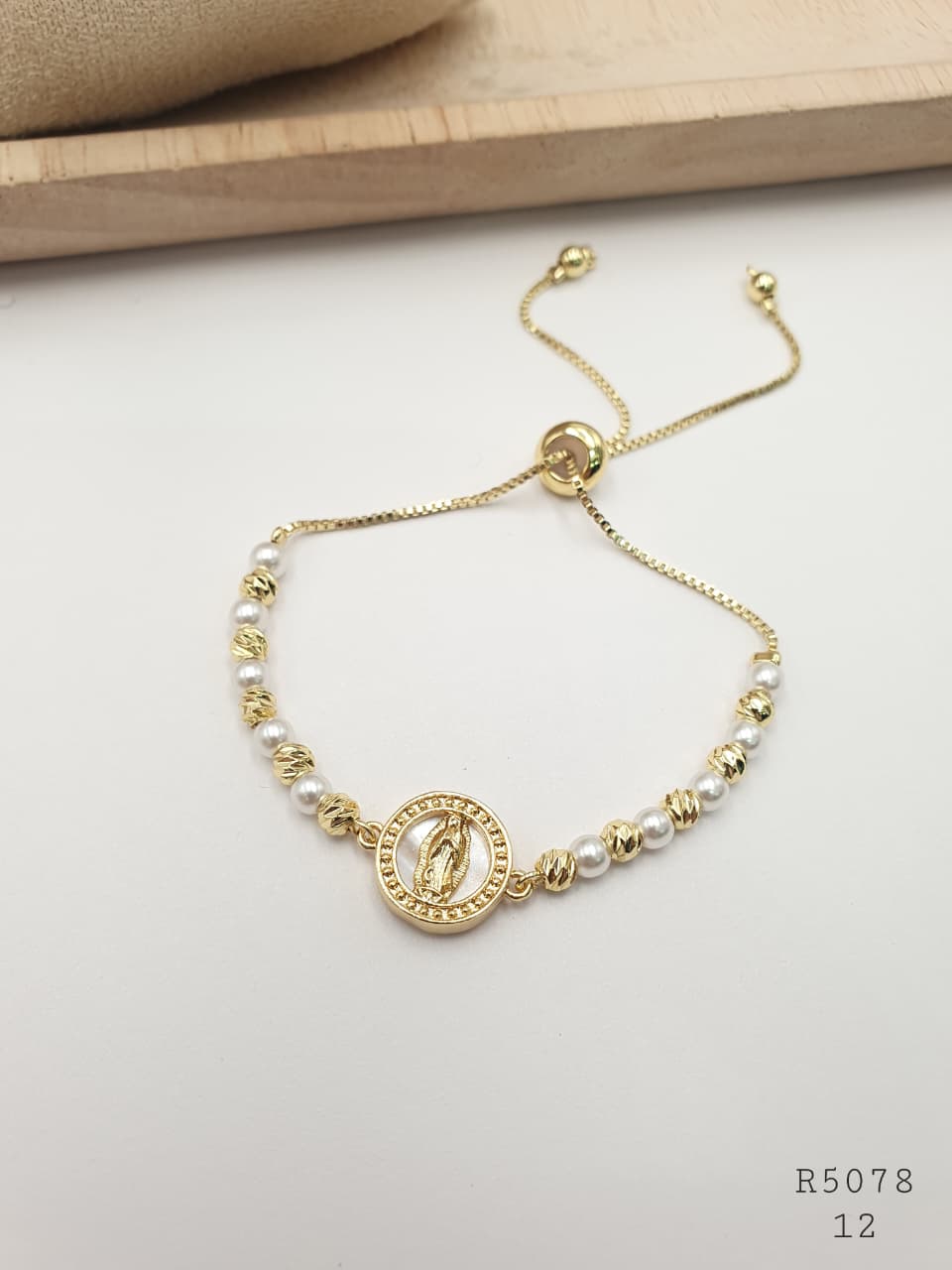 Pulsera En Rodio R5078