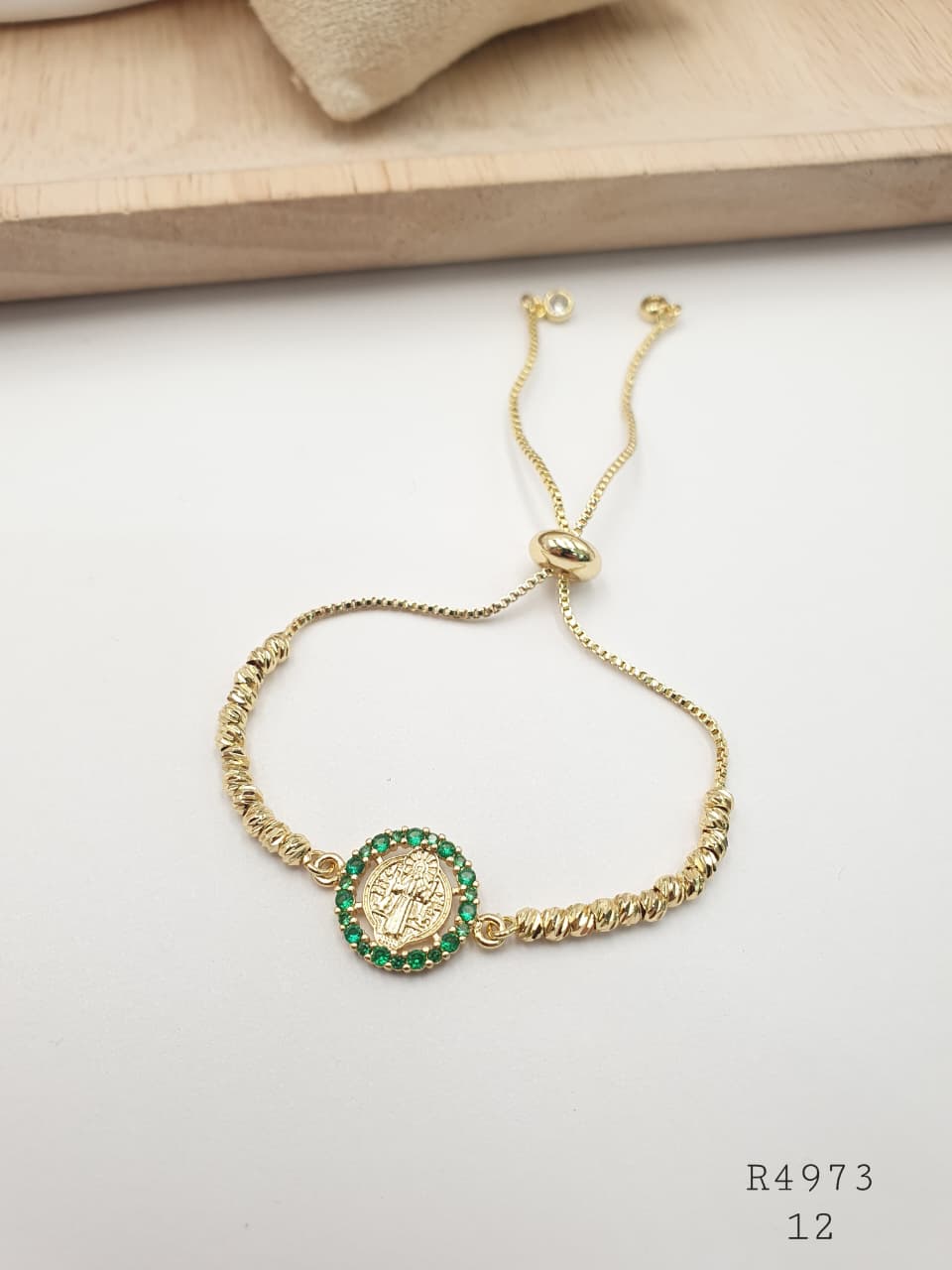 Pulsera En Rodio R4973