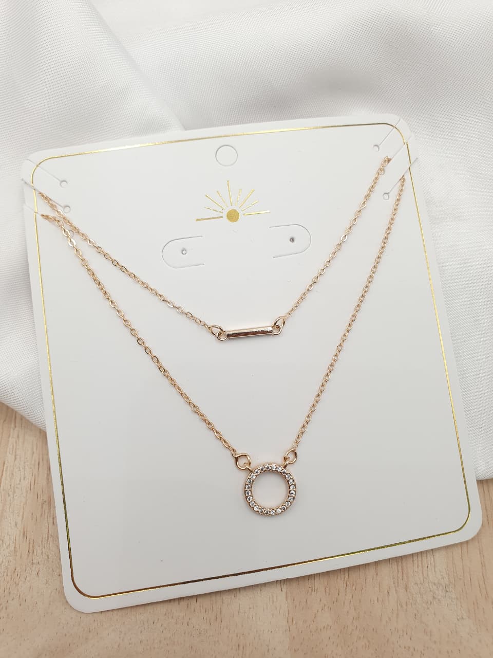 Cadena set En Rodio TN5686