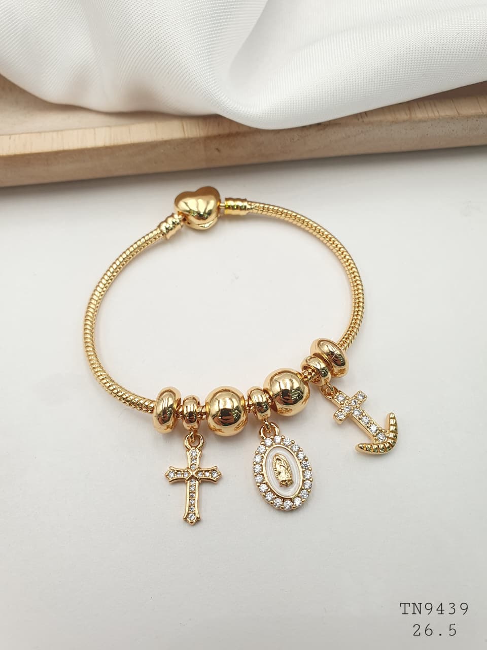 Pulsera Aro En Rodio TN9439