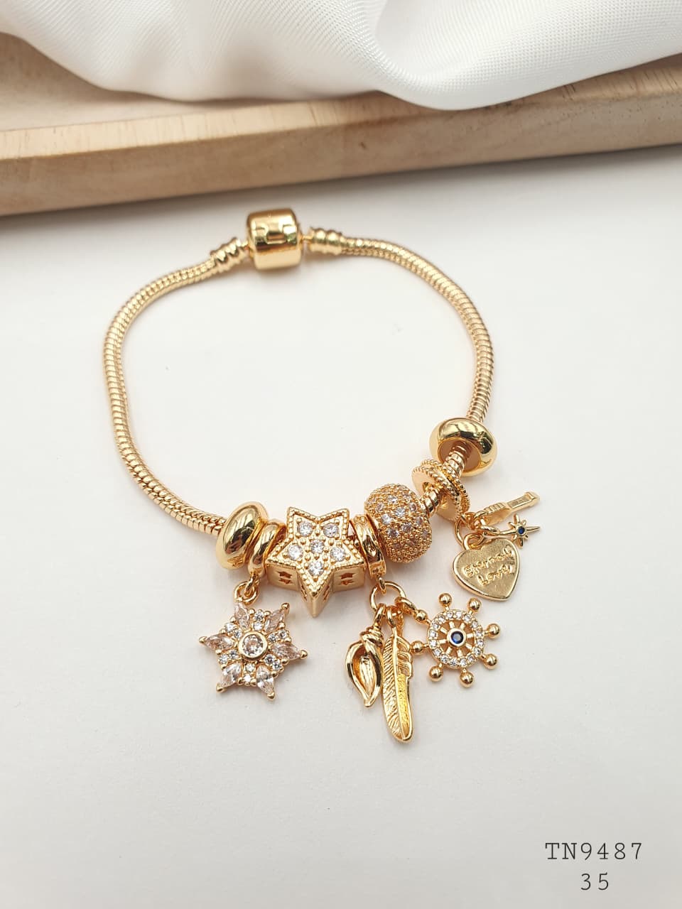 Pulsera Aro En Rodio TN9487