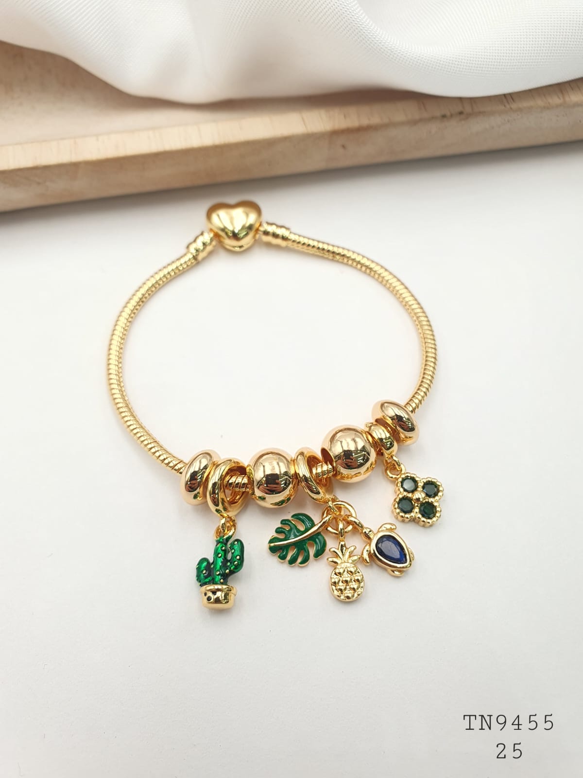 Pulsera Aro En Rodio TN9455