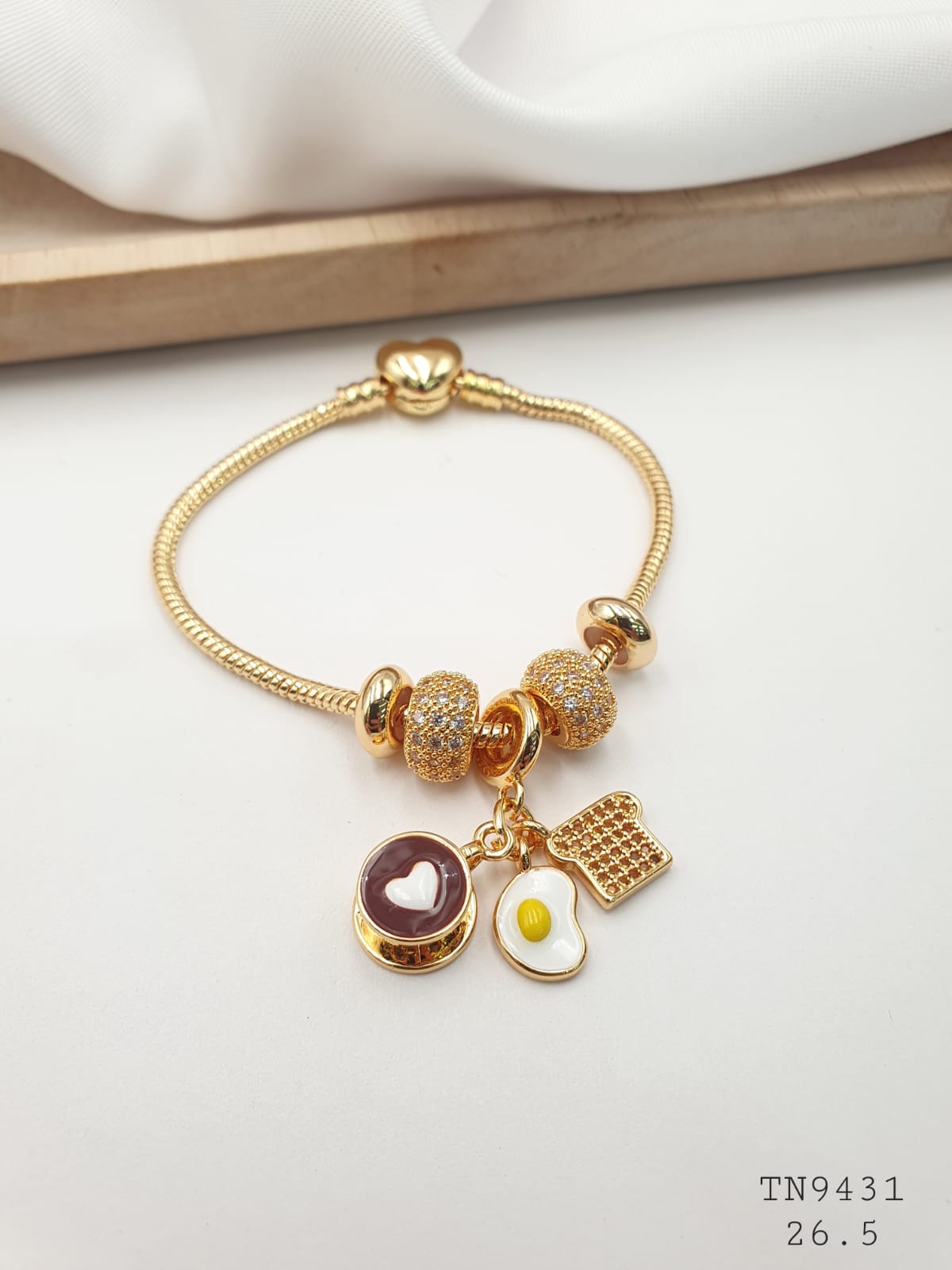 Pulsera Aro En Rodio TN9431
