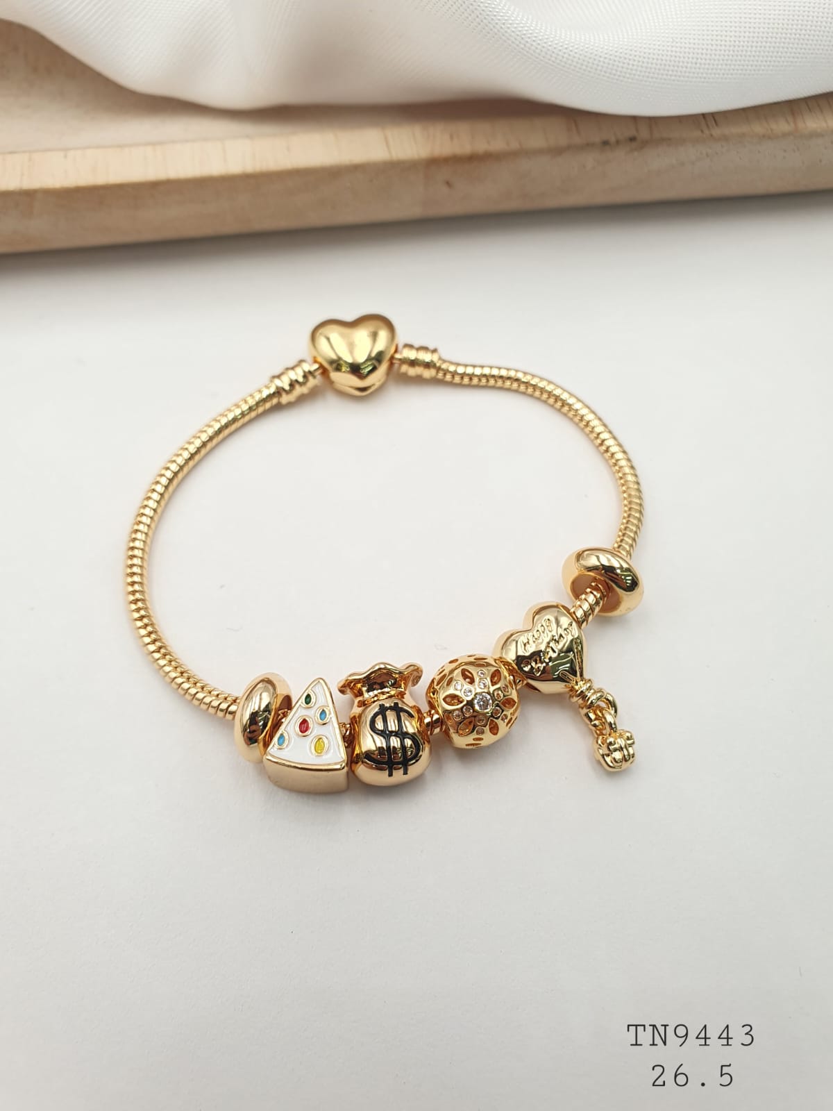 Pulsera Aro En Rodio TN9443