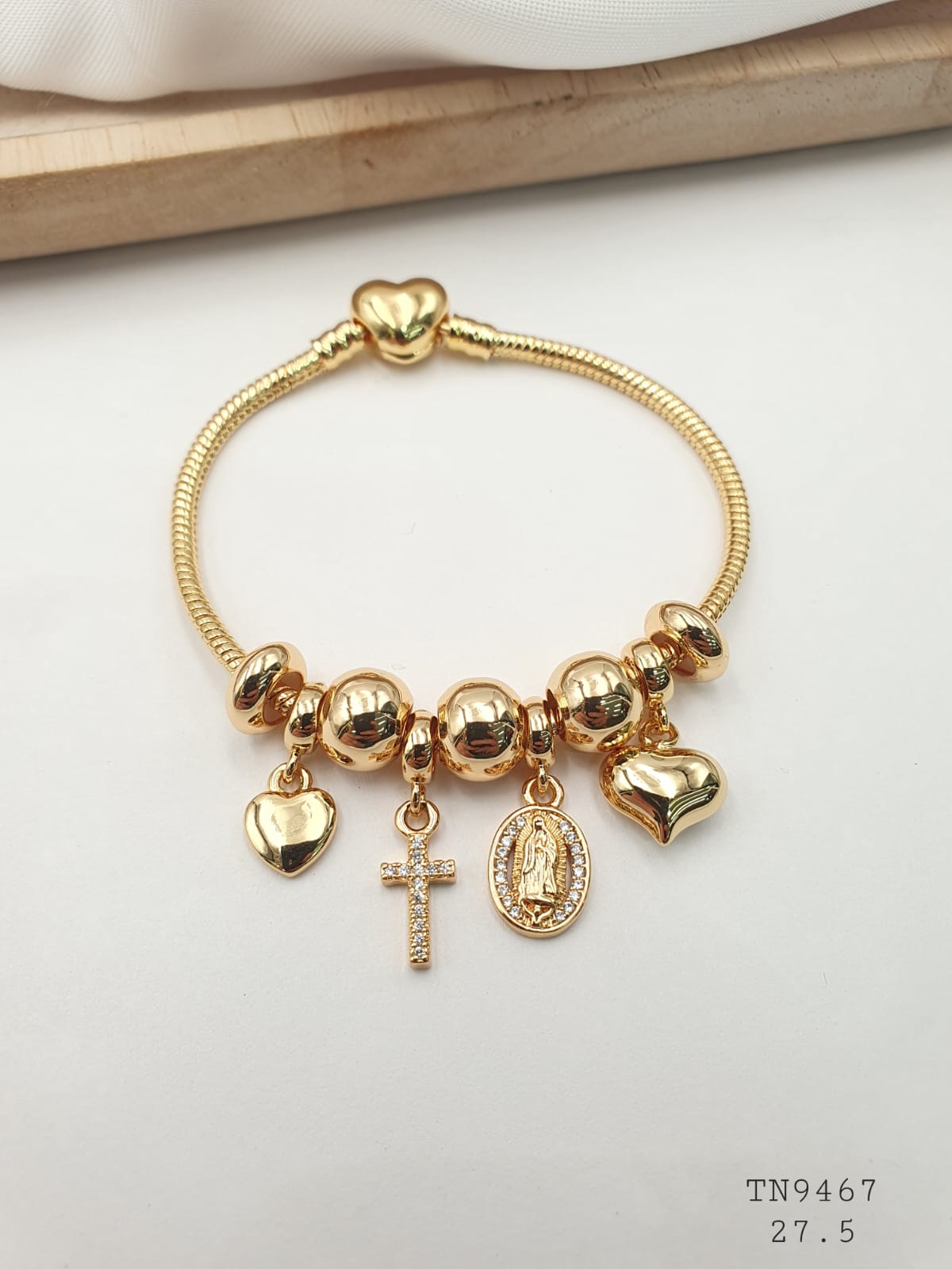 Pulsera Aro En Rodio TN9467