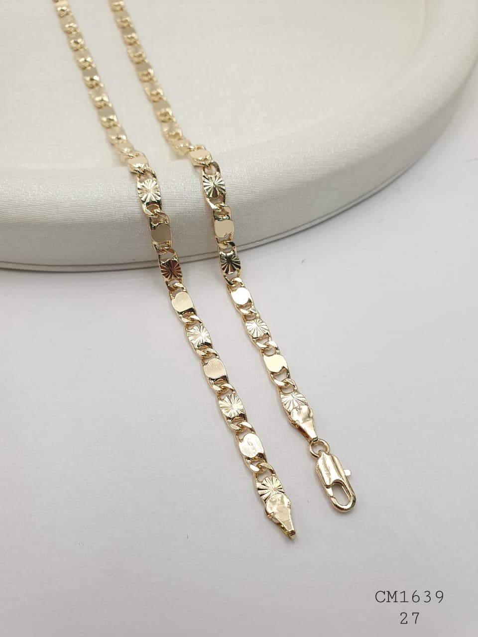 Cadena Hombre En Rodio CM1639