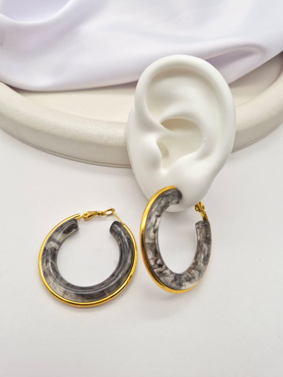 Arete Acero Con Resina PLP-1019