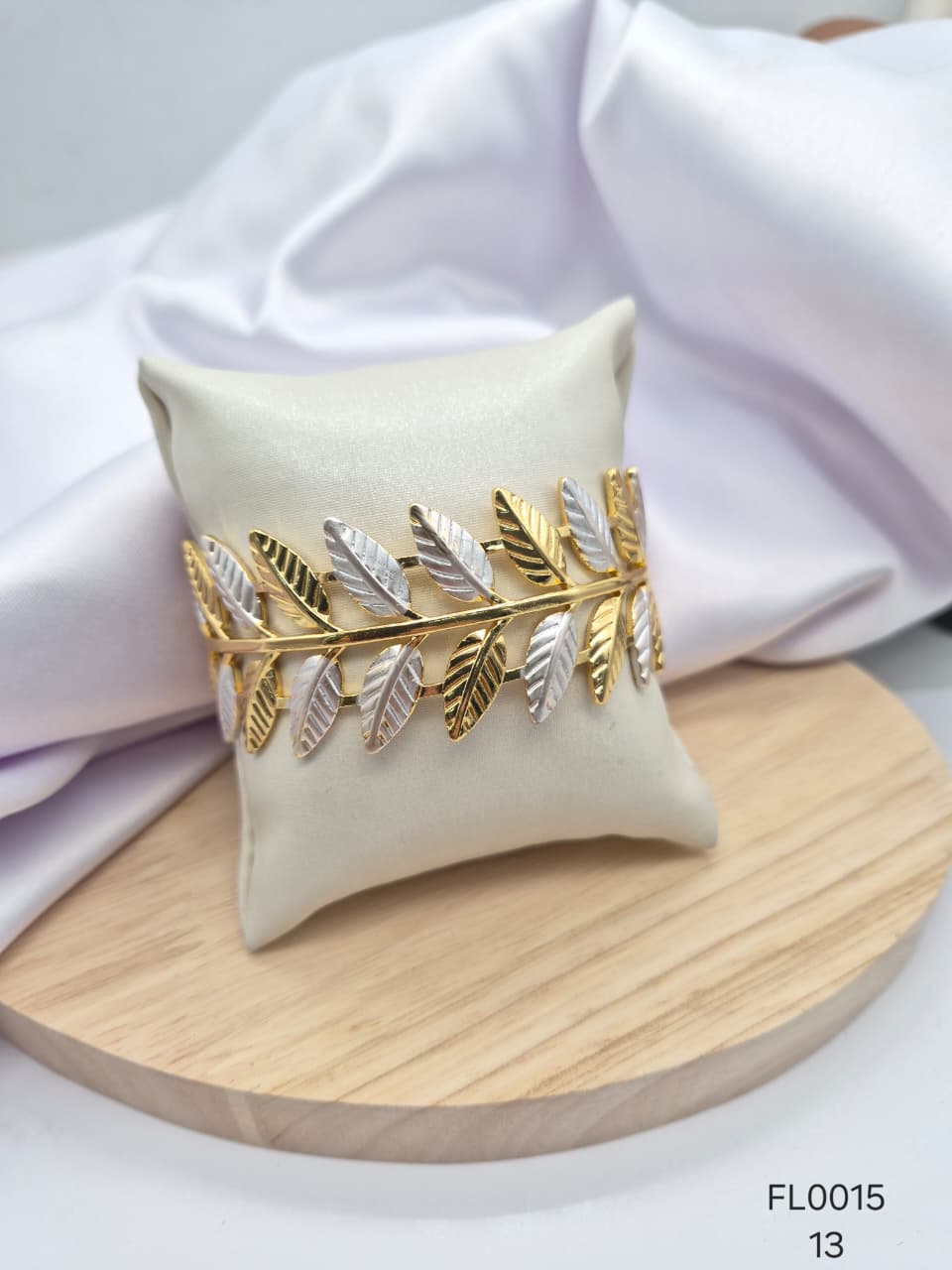 Pulsera Aro Rodio FL0015