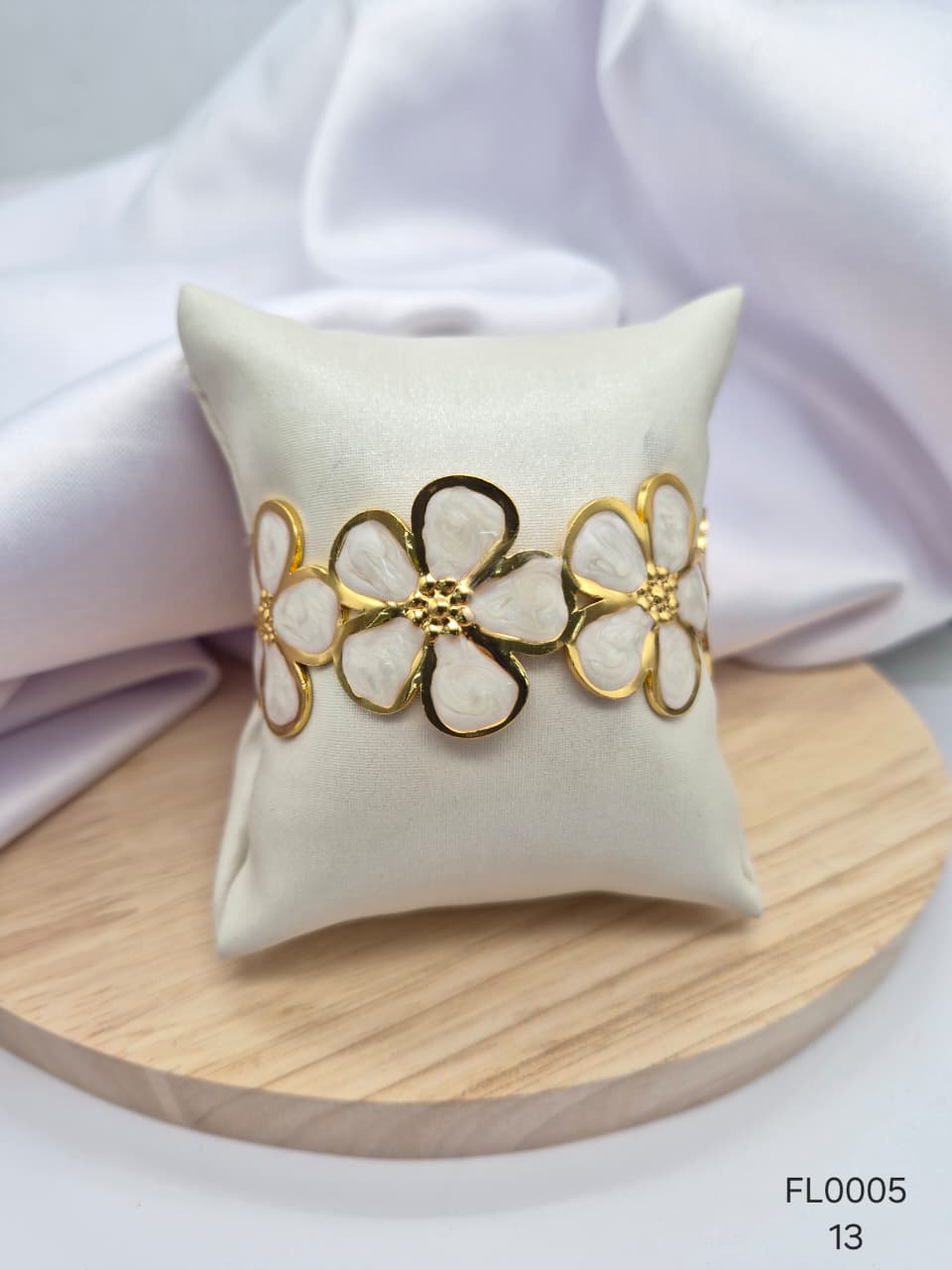 Pulsera Aro Rodio FL0005