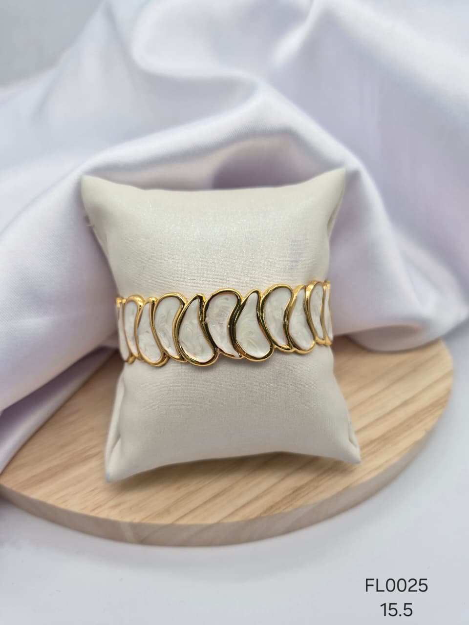 Pulsera Aro Rodio FL0025-1