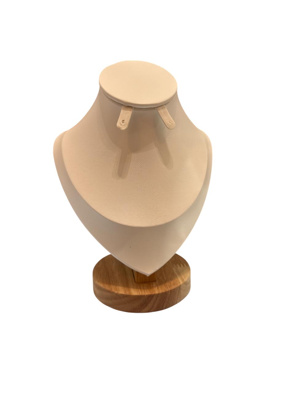 Exhibidor Cuello Pequeño Blanco  15X20 ELC38