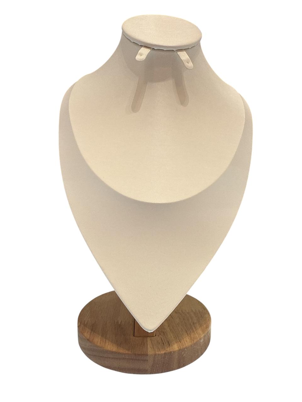 Exhibidor Cuello Grande Blanco