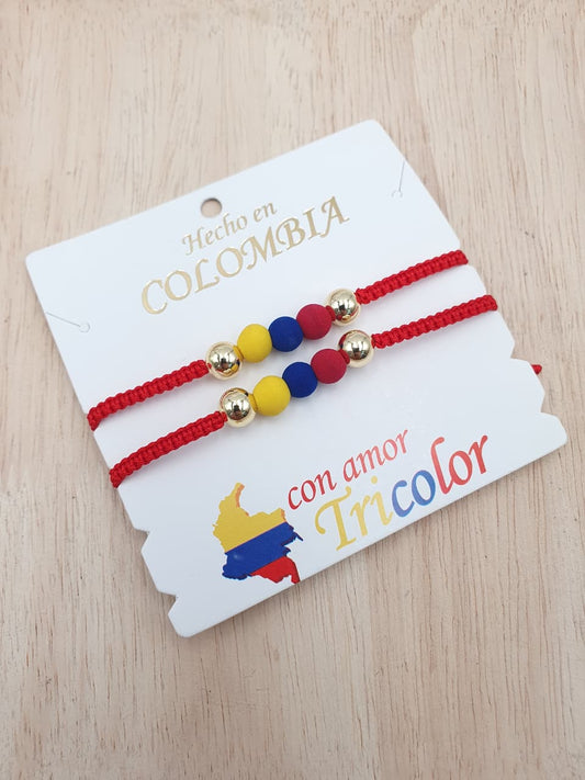 Pulsera Tejida Colombia PSUR1