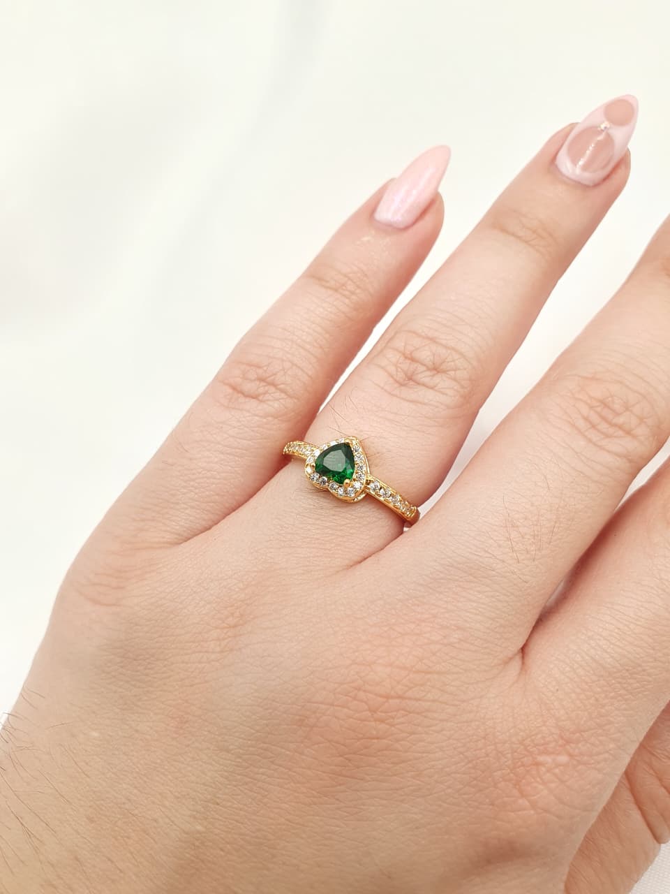 Anillos Rodio Corazon