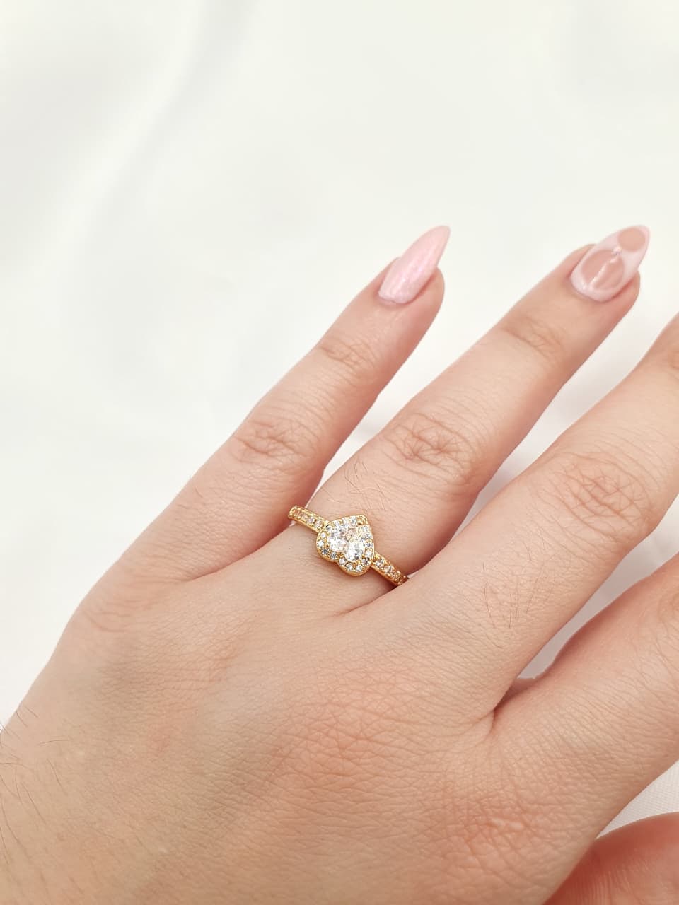 Anillos Rodio Corazon