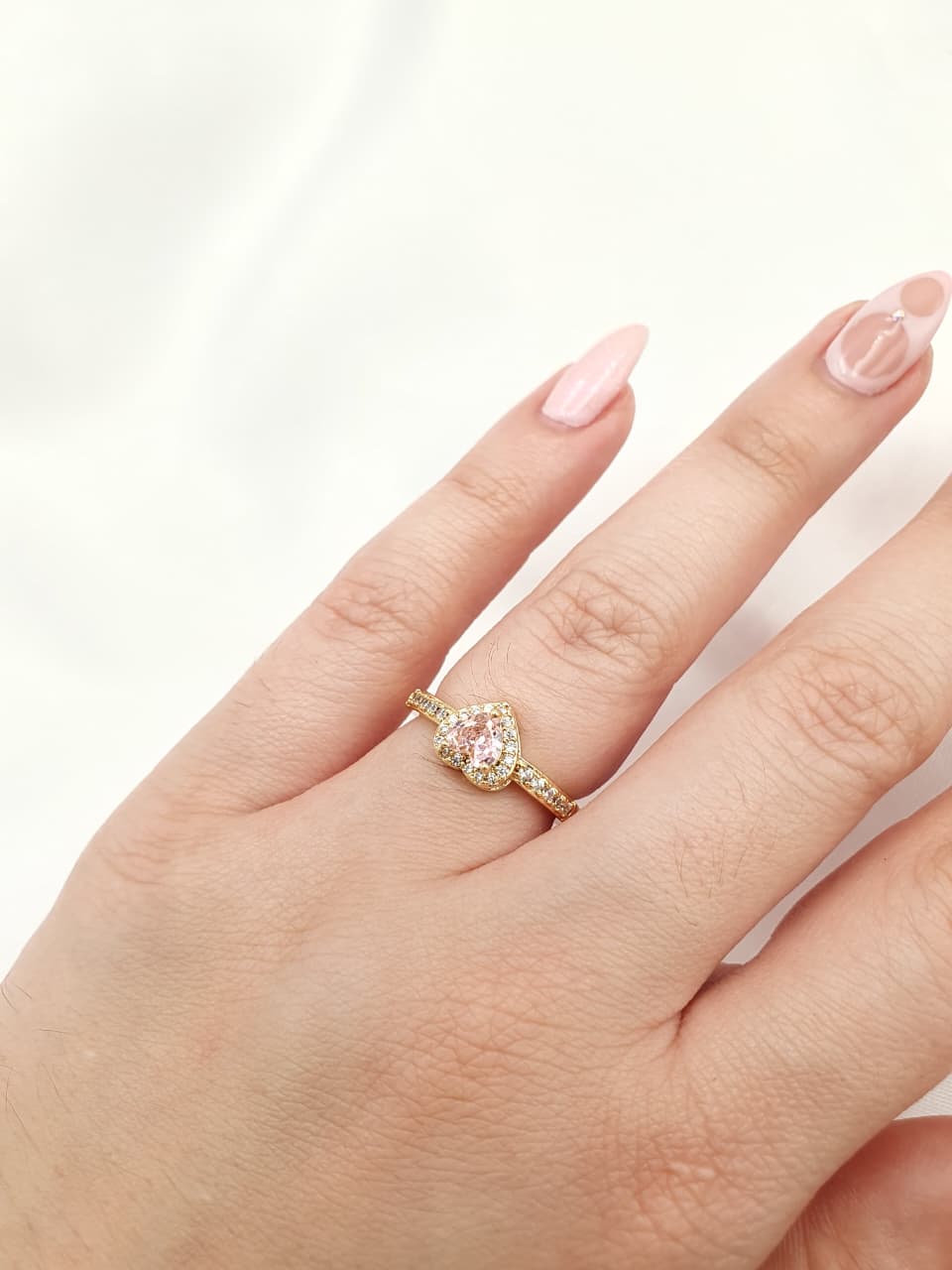 Anillos Rodio Corazon