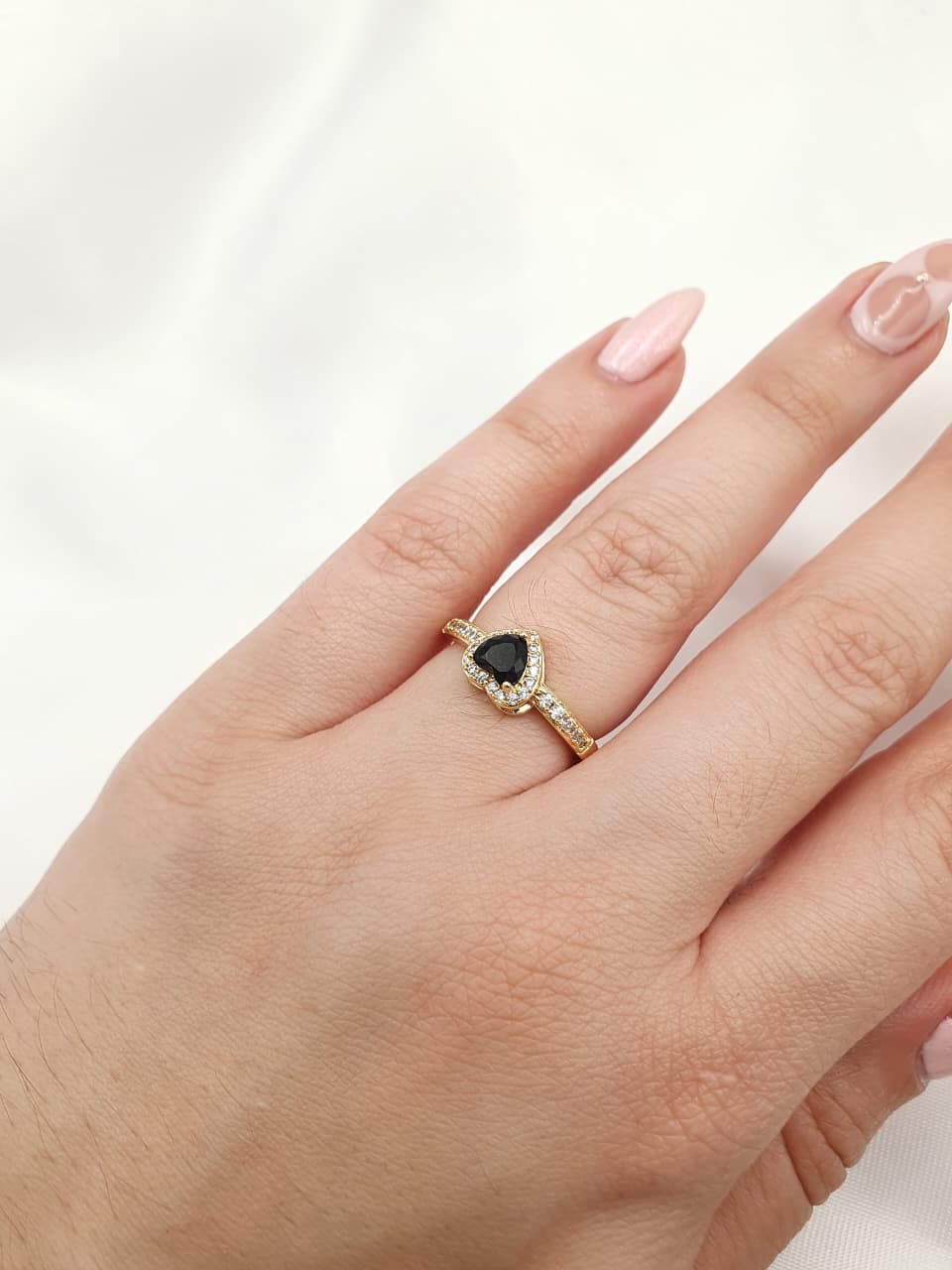 Anillos Rodio Corazon