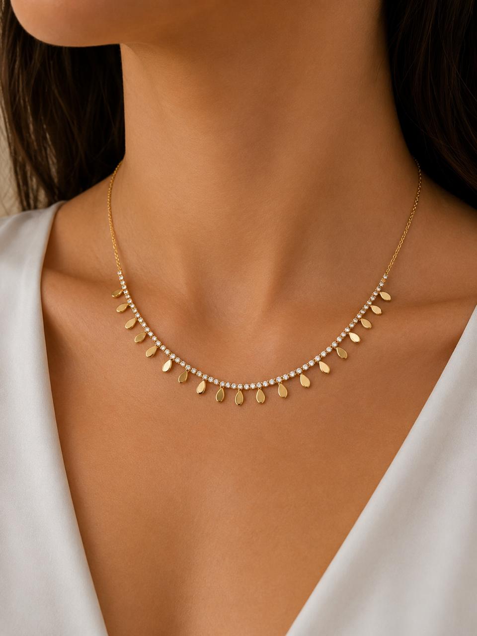 Cadena Rodio Circones GJ16