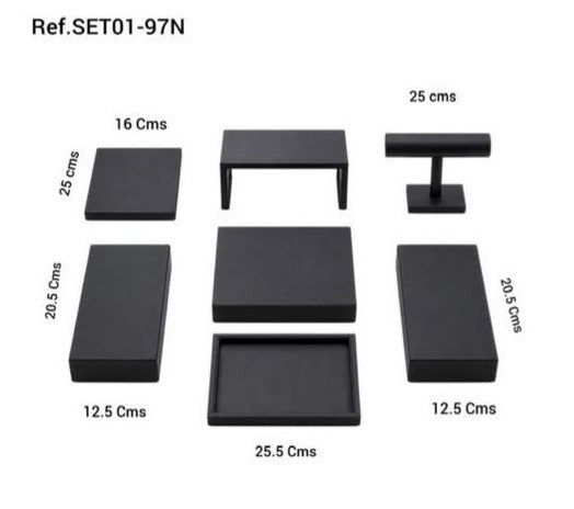 Exhibidor Set Multifuncional Negro SET01-97N