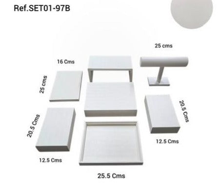 Exhibidor Set Multifuncional Blanco SET01-97B