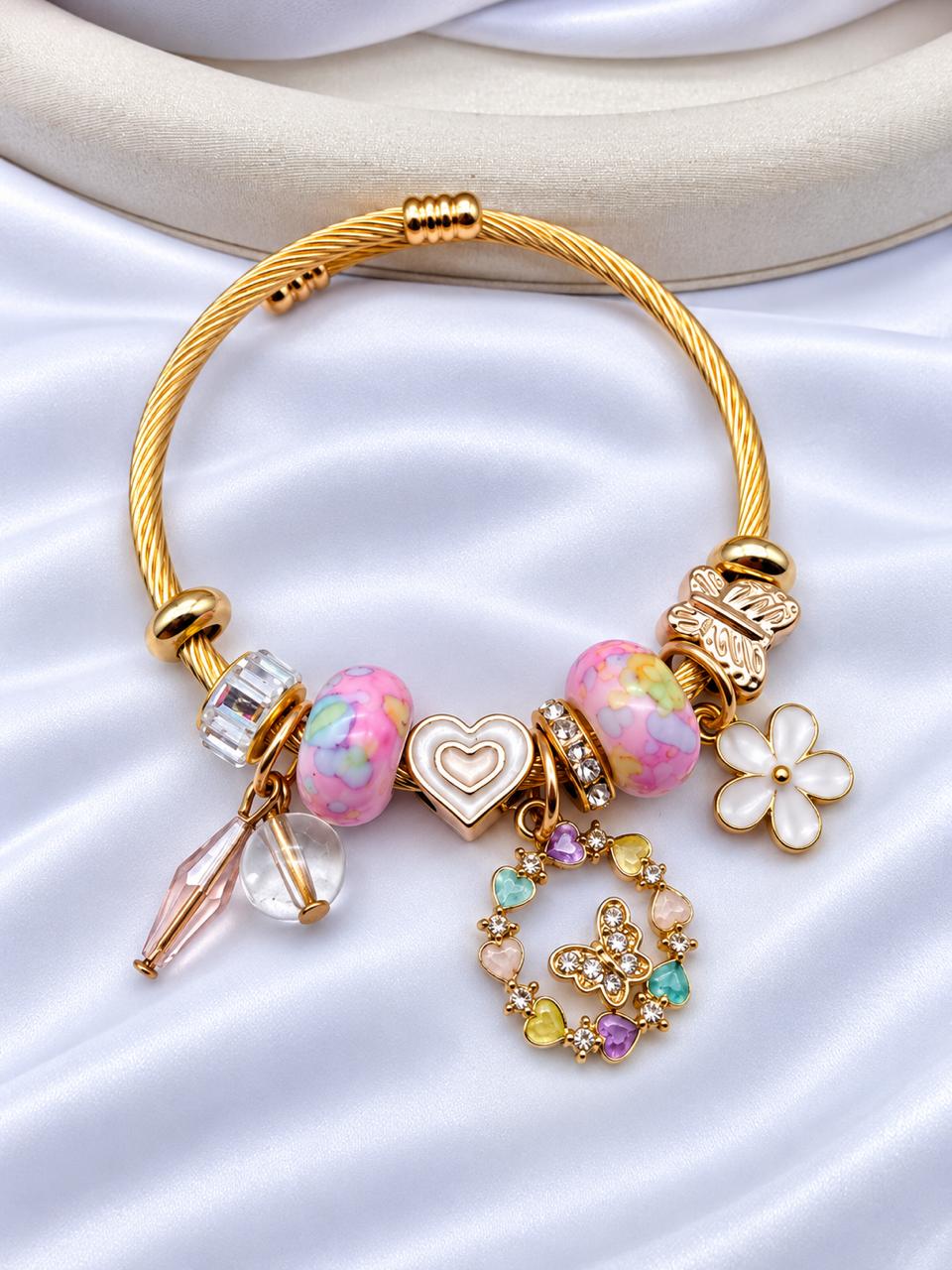 Pulsera Rodio aro PAN-P3
