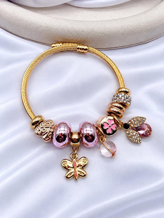 Pulsera Rodio aro PAN-P4