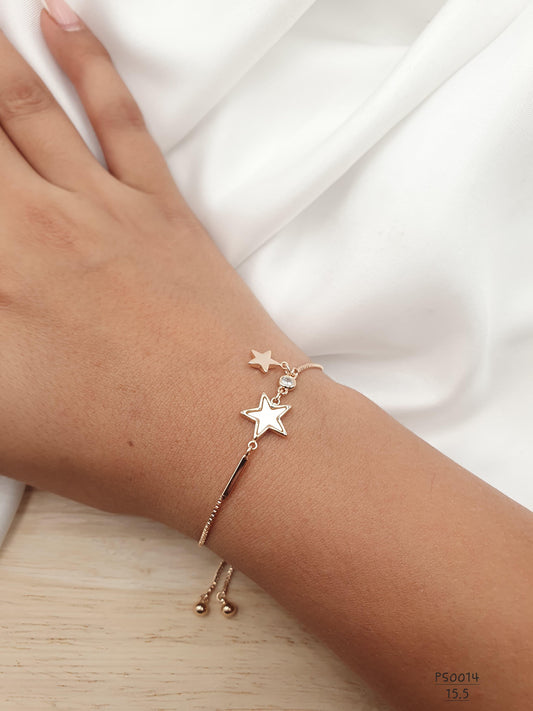 Pulsera rodio Estrellas