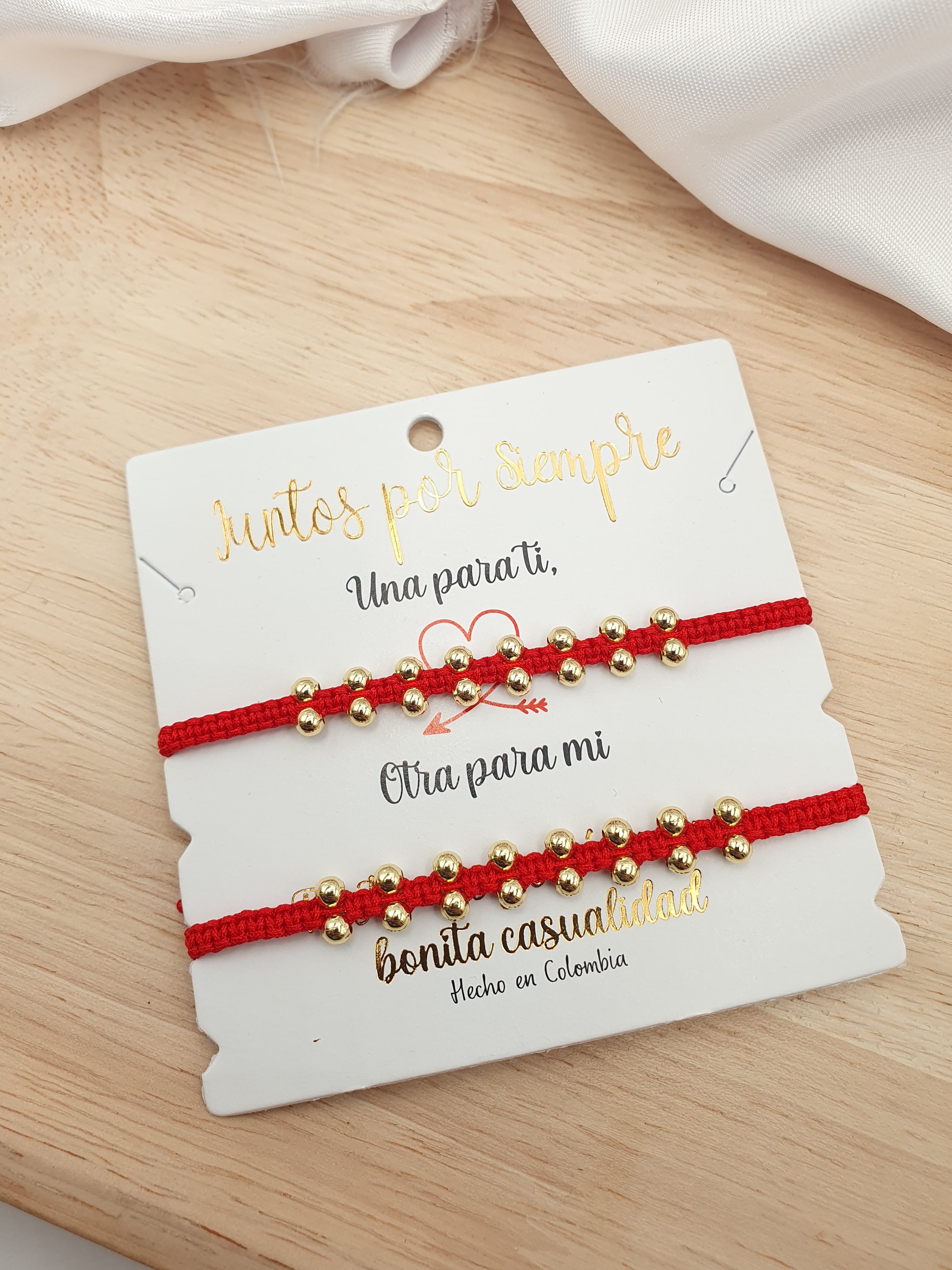 Pulsera Protección Pareja Par