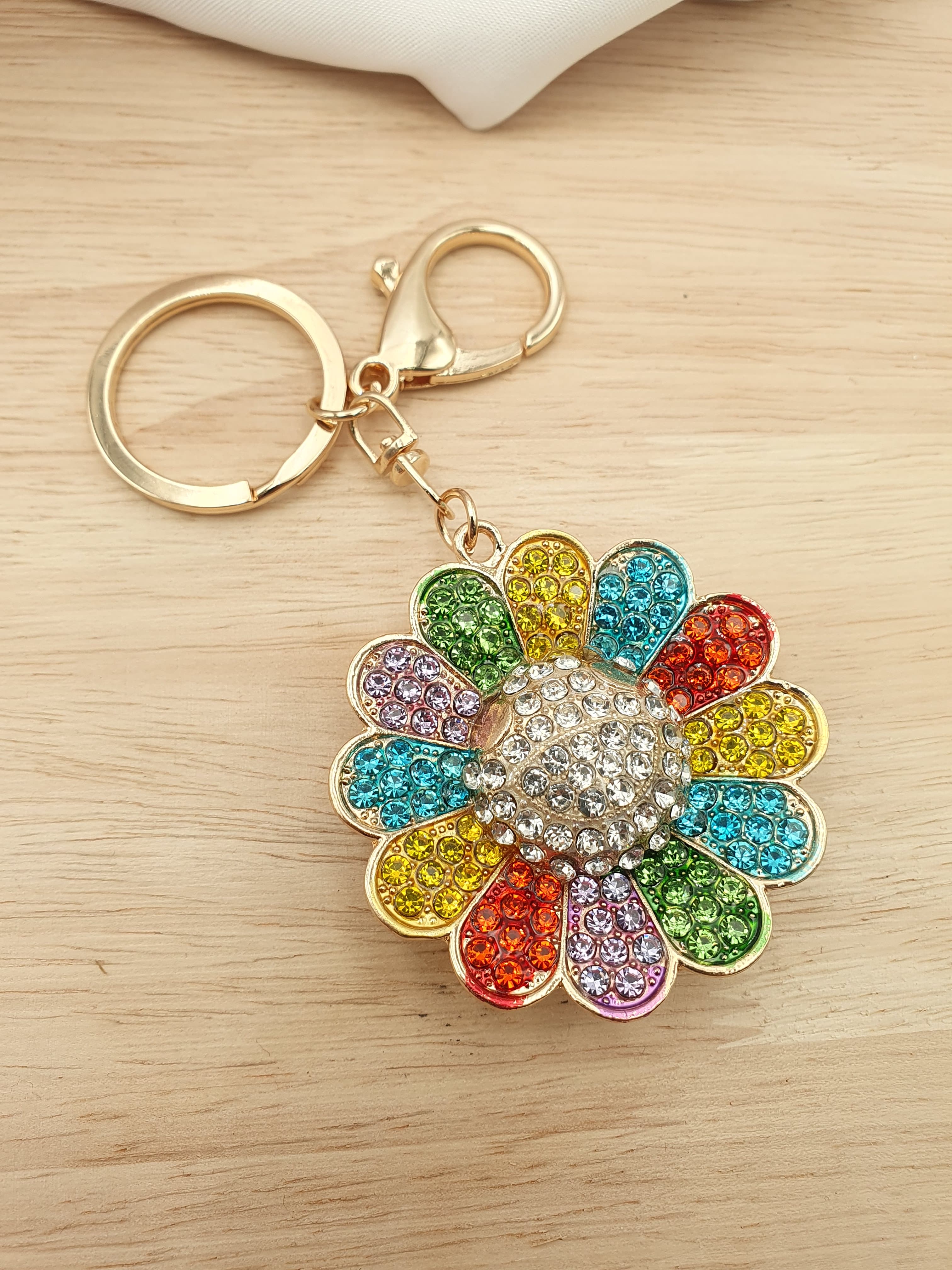 Llavero flor colores 25008-10