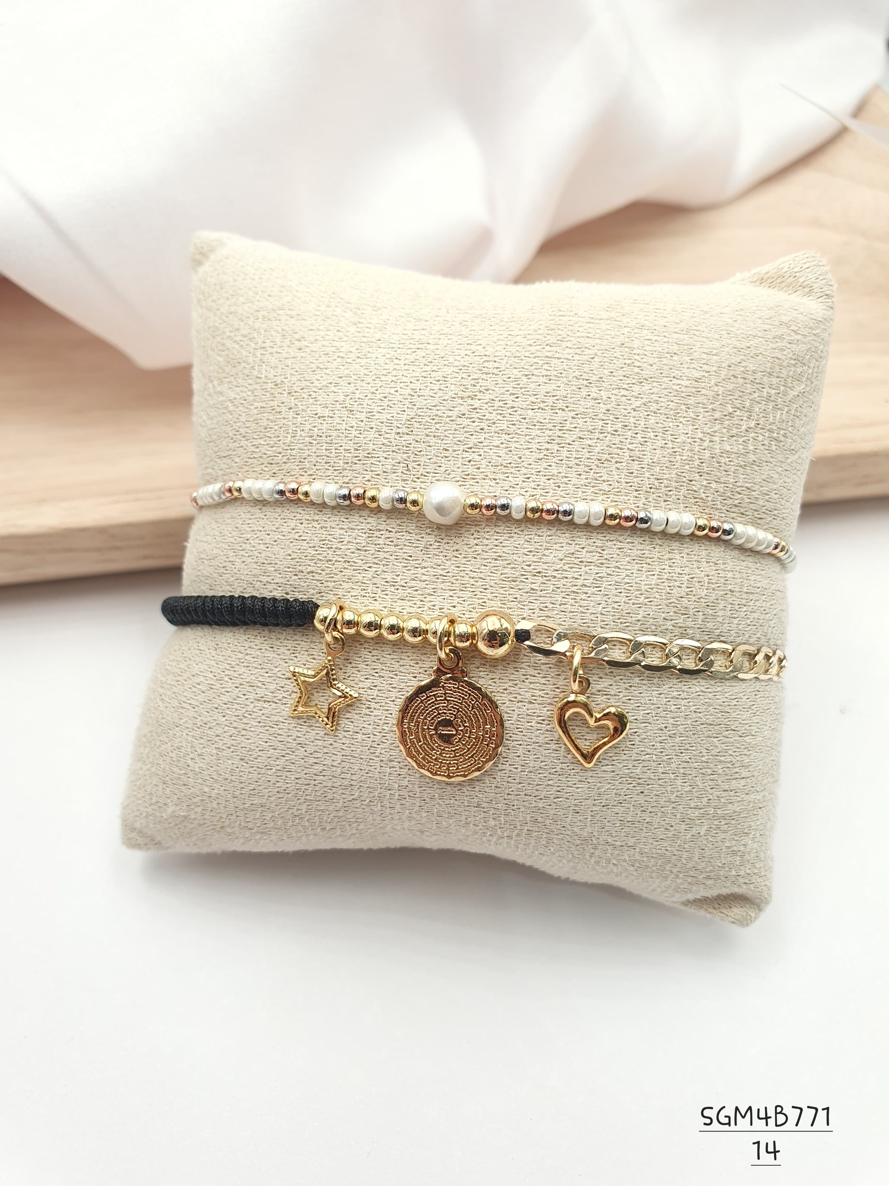 Pulsera Tejida Doble