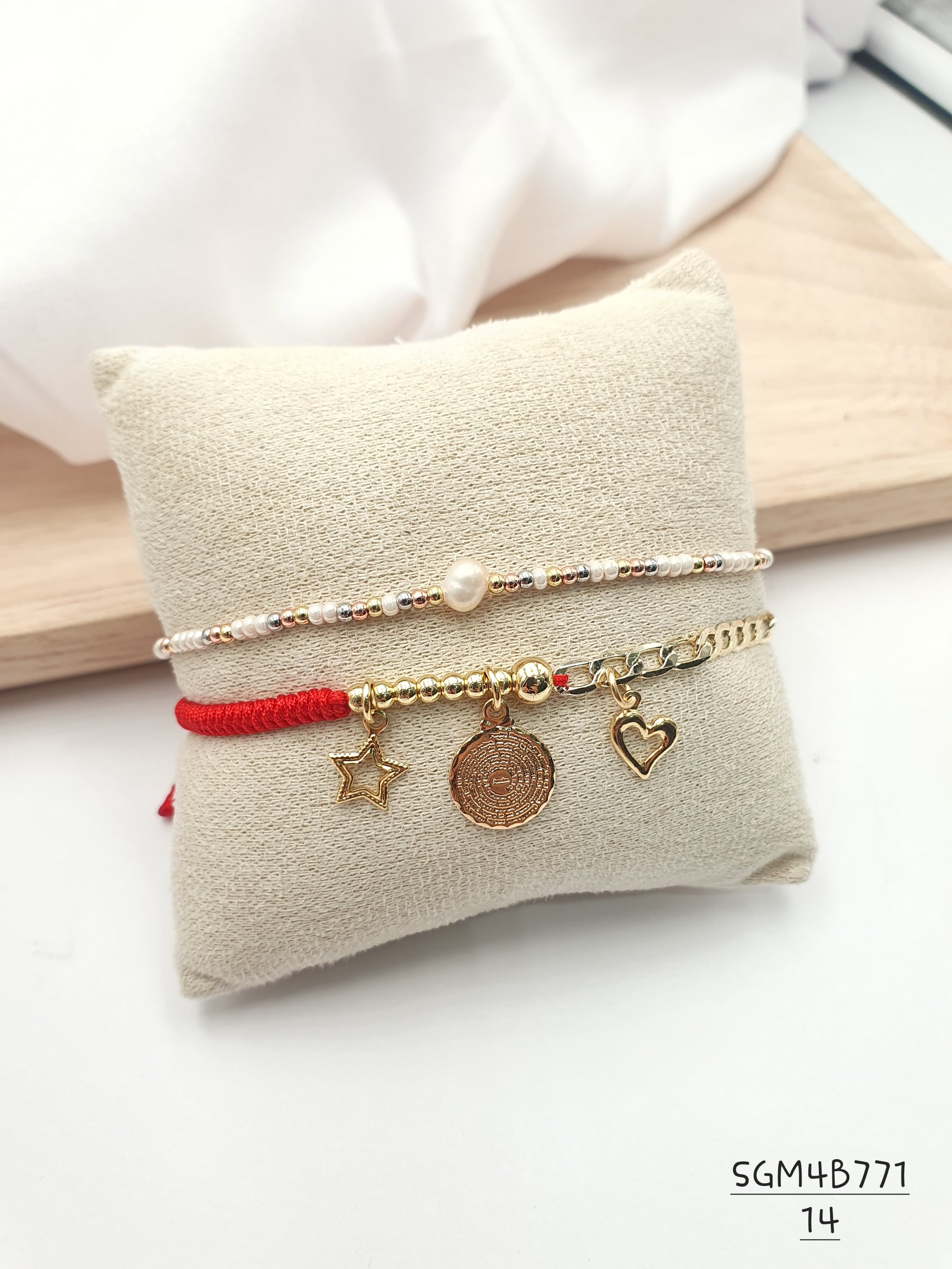 Pulsera Tejida Doble